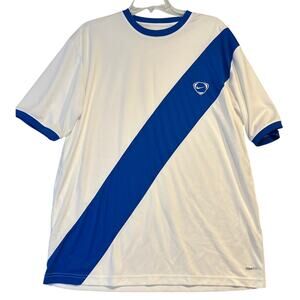 Nike Vintage Top Men's Diagonal Stripe NikeFit Football Perforated XL Y2K 2000s